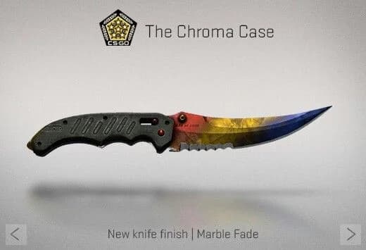 New Knife finish - Marble fade